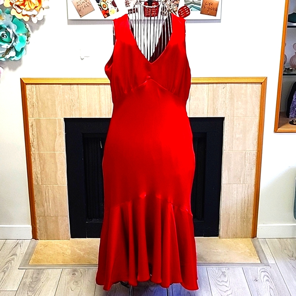Holiday Red Spanish Style Dress